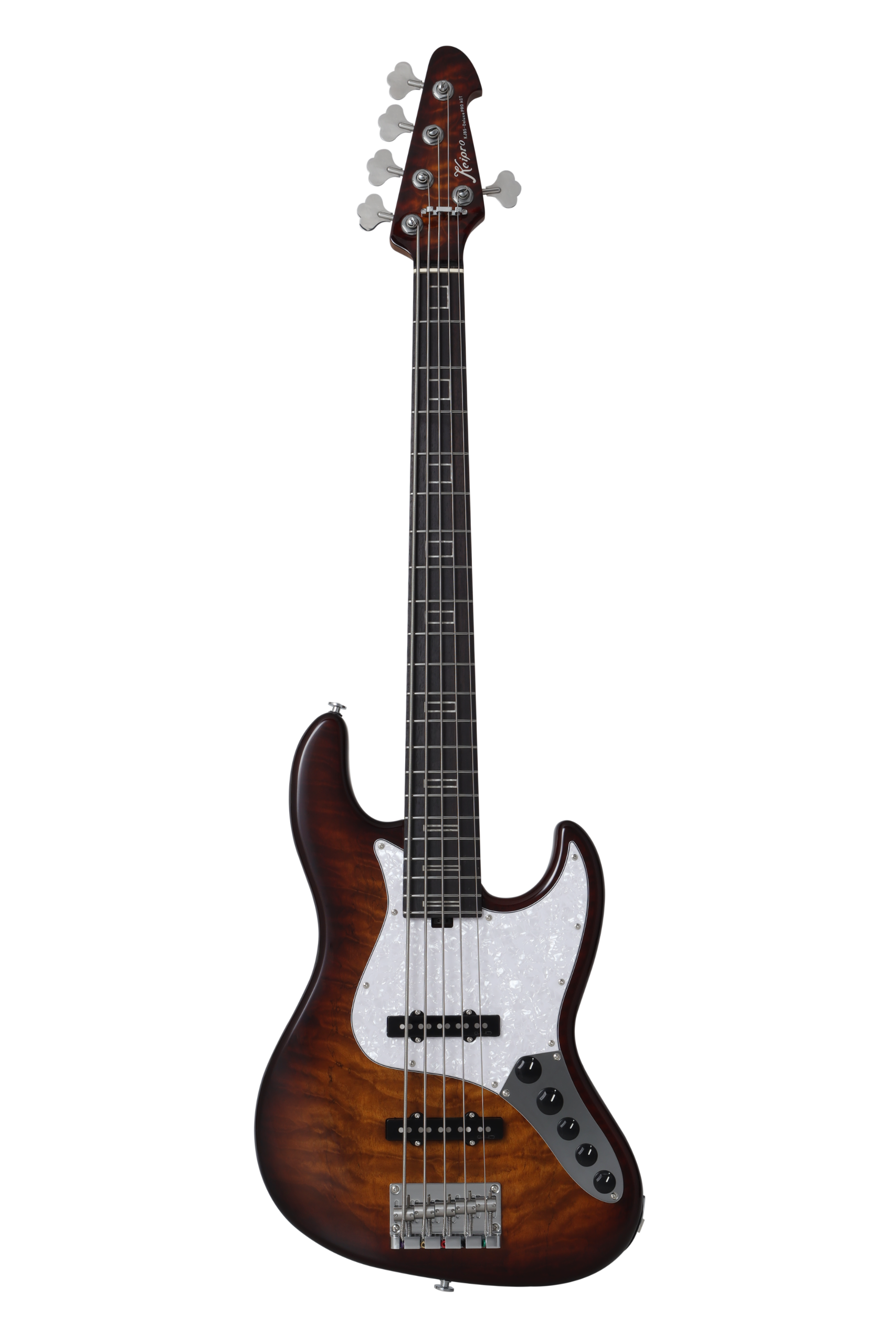 KJB5-Deluxe Pro Q-R Act Bass Honey Tea Sunburst